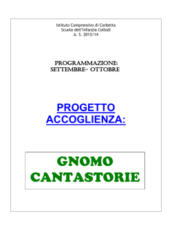 GNOMO CANTASTORIE