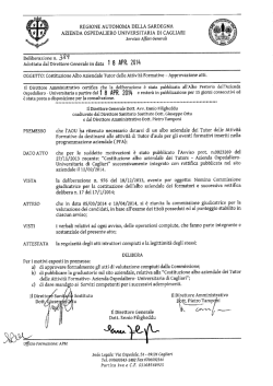 Deliberazione n. 389 del 18.04.2014