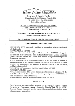 limone Colie - Comune di Vezzano sul Crostolo
