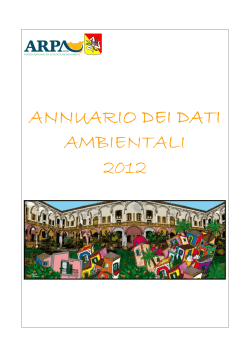 Annuario Dati Ambientali 2012
