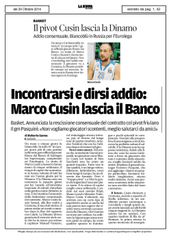 Articolo [PDF] - Dinamo Sassari