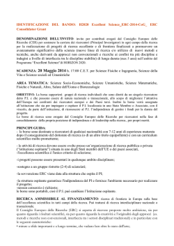 IDENTIFICAZIONE DEL BANDO