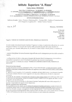 circolare - Istituto Rizza