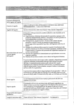 Download-Gara servizio infermieristico – DUVRI