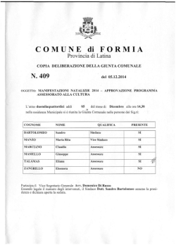 COMUNE di FORMIA