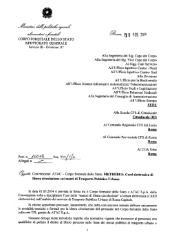 leggi la circolare - UGL Corpo Forestale