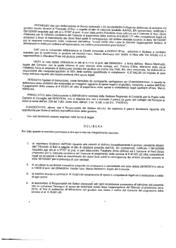 Delibera - Comune di Noci