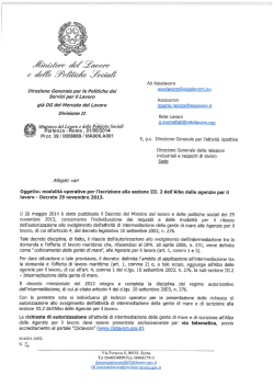 Nota del 1° agosto 2014