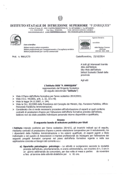 istituto statale di istruzione superiore &ldquo;f.enriques&rdquo;