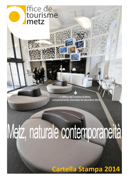 Cartella Stampa 2014 - Office de Tourisme de Metz