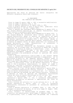 Il testo del D.p.c.m. (in formato pdf)