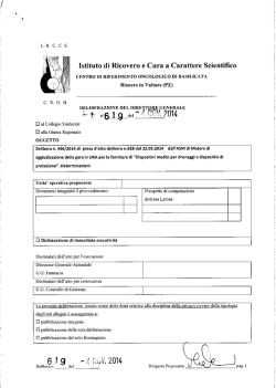 Istituto di Ricovero e Cura a Carattere Scientiﬁco