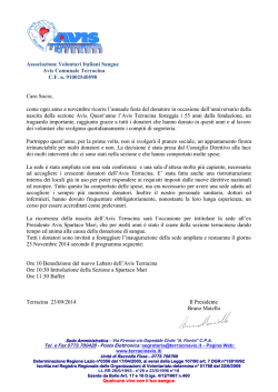 festa del donatore