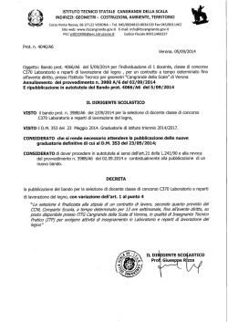 istituto tecnico statale cangrande della scala indirizzi: geometri