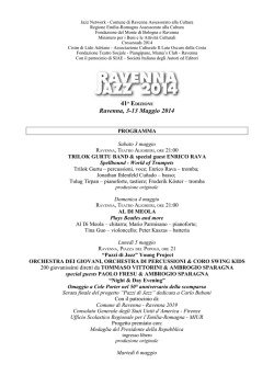 Jazz Network - Comune di Ravenna Assessorato