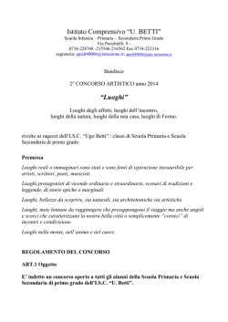 Istituto Comprensivo &ldquo;U