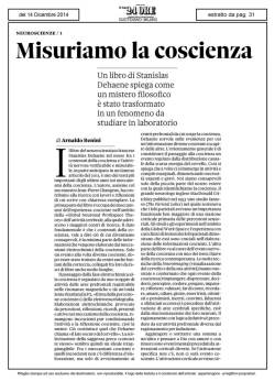 Misuriamo la coscienza - Associazione Scienza e Vita
