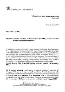 Loro sedi - Federazione Radio Televisioni