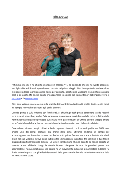 Elisabetta ti racconta la sua esperienza a Gulu