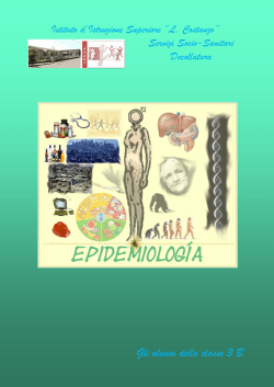 Focus Epidemiologia - IIS Costanzo
