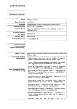 curriculum vitae