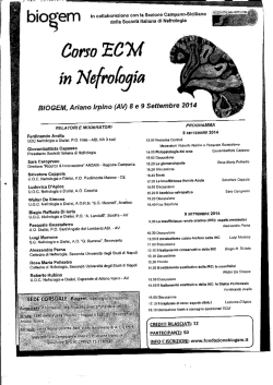 Corso Nefrologia - Ordine dei Medici di Napoli