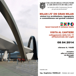 Expo-visita - Collegio degli Ingegneri e Architetti di Milano