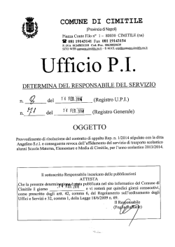 COMUNE DI CIMITILE