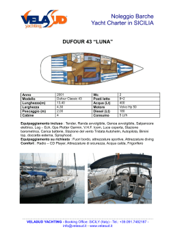 dufour 43 - noleggio barche a vela | noleggio barche