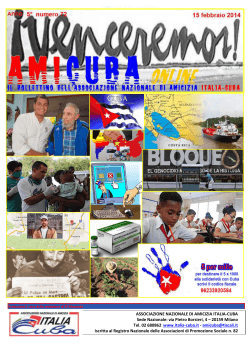 5 febbraio 2014 - Associazione di amicizia Italia-Cuba