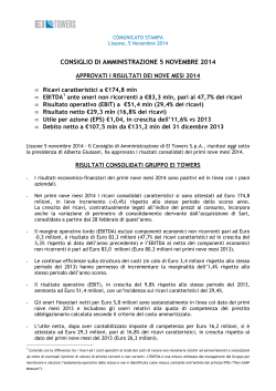 EIT Comunicato Stampa_9M2014