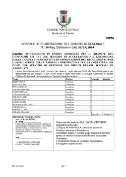 testo - Comune di Ponte di Piave