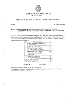 IUC-TARI numero di rate 2014