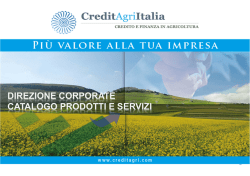direzione corporate catalogo prodotti e servizi