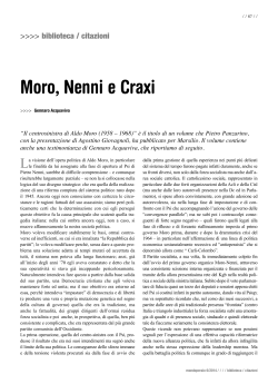 Moro, Nenni e Craxi - Fondazione Socialismo