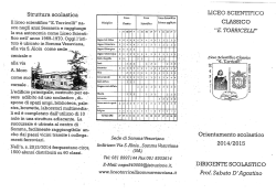 indirizzi di studio - sito liceo torricelli somma vesuviana