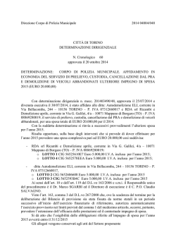Direzione Corpo di Polizia Municipale 2014 04804