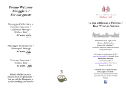For our guests - Hotel Porta Felice
