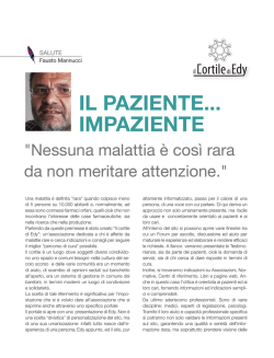 IL PAZIENTE... IMPAZIENTE