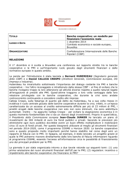 Banche cooperative - Eurosportello Veneto