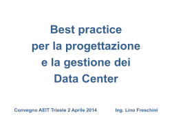 Best practice per la progettazione e la gestione dei Data