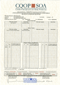 clicca qui per consultare le certificazioni SOA