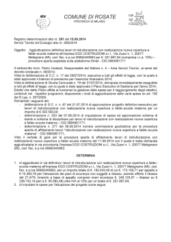 ego costruzioni srl - piattaforma sintel