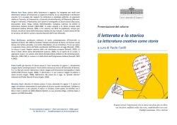 Il letterato e lo storico - Repubblica e Cantone Ticino