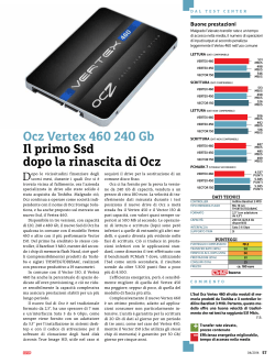 ocz Vertex 460 240 gb il primo Ssd dopo la rinascita di ocz