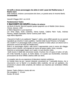 I RACCONTI DI GIUF&Agrave; Il furbo e lo sciocco
