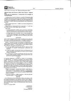 Bollettino Ufﬁciale Serie Avvisi e Concorsi n. 26 » Mercoledì 25