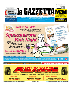 Giugno - Romagna Gazzette