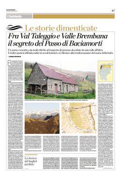Il passo Baciamorti