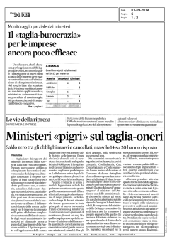 Il &laquo;taglia-burocrazia&raquo;